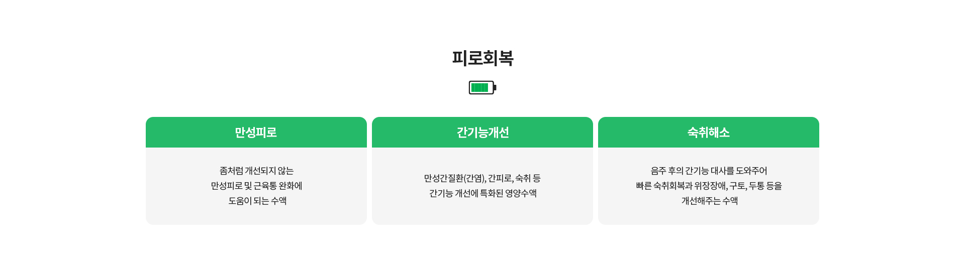 피로회복